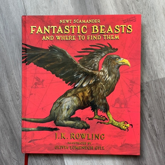 Illustrated Fantastic Beasts Book by J.K. Rowling